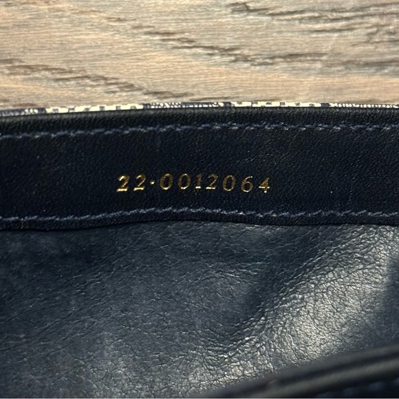 Vintage Gucci Horsebit 1955 Shoulder Bag in Navy Blue Coated Canvas & Leather - Picture 16 of 16